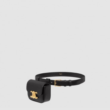 셀린느 여성 트리오페 샤이니 벨트 백 - Celine Womens Triomphe Shiny Belt Bag 