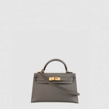 에르메스 여성 켈리 금장 미니백 - Hermes Womens Kelly Gold Mini Bag 