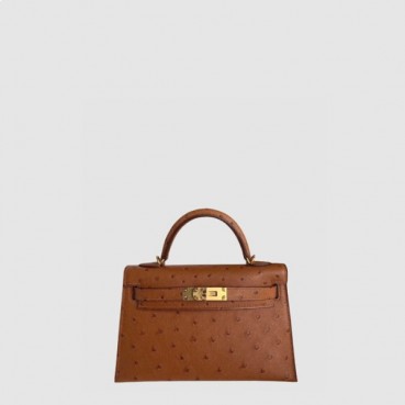 에르메스 여성 켈리 금장 미니백 - Hermes Womens Kelly Gold Mini Bag 