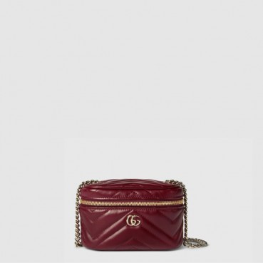 구찌 여성 GG 마몽 나노 베니티 백 - Gucci Womens GG Marmont Nano Vanity Bag 