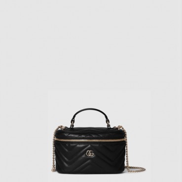 구찌 여성 GG 마몽 미니 베니티 백 - Gucci Womens GG Marmont Mini Vanity Bag 