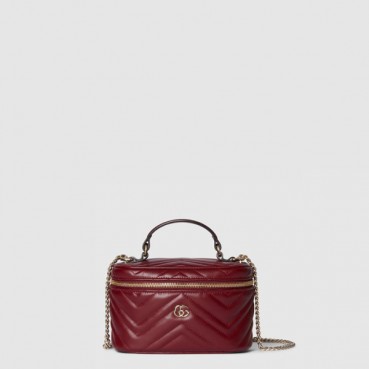 구찌 여성 GG 마몽 미니 베니티 백 - Gucci Womens GG Marmont Mini Vanity Bag 
