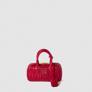 미우미우 여성 마테라쎄 나파 가죽 미니 백 - MiuMiu Womens Matelasse Nappa Leather Mini Bag 