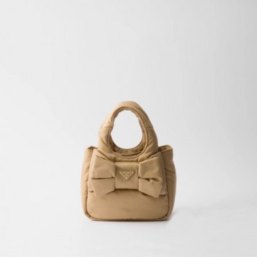 프라다 여성 리본 장식 패딩 리나일론 미니백 - Prada Womens Ribbon decorated padded nylon mini bag 