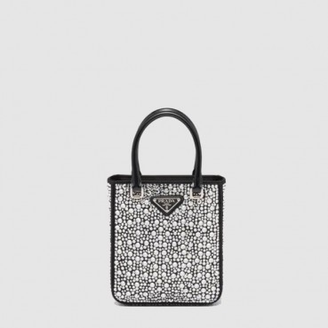 프라다 여성 새틴 토트백 1BA331 - Prada Womens Satin Tote Bag 