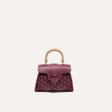 고야드 여성 버건디 소프트 사이공 백 미니 - Goyard Womens Mini Saigon Bag 