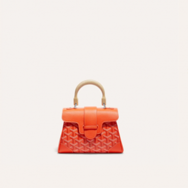 고야드 여성 오렌지 소프트 사이공 백 미니 - Goyard Womens Mini Saigon Bag 
