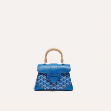 고야드 여성 블루 소프트 사이공 백 미니 - Goyard Womens Mini Saigon Bag 