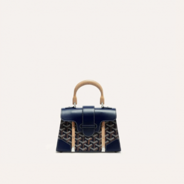고야드 여성 네이비 스트럭쳐 사이공 백 미니 - Goyard Womens Mini Structure Saigon Bag 