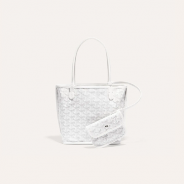 고야드 여성 화이트 앙주 백 미니 - Goyard Womens Mini Anjou Bag 