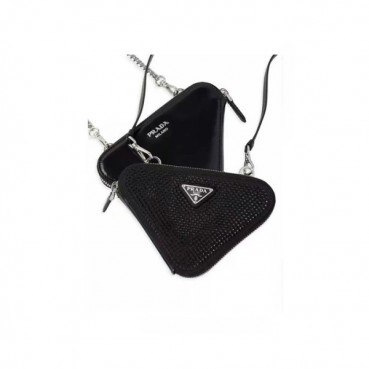 프라다 여성 블랙 미니백 - Prada Womens Black Mini Bag 