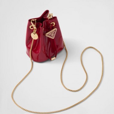 프라다 여성 미니 체인 백 - Prada Womens Red Chain Bag 