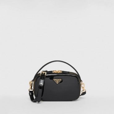 프라다 여성 미니 오데뜨 백 - Prada Womens Black Odette Bag 