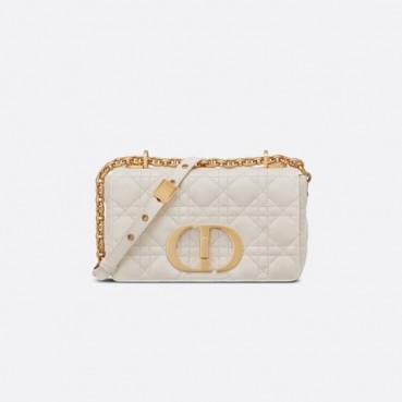 디올 여성 화이트 카로 백 - Dior Womens Mini Caro Bag 