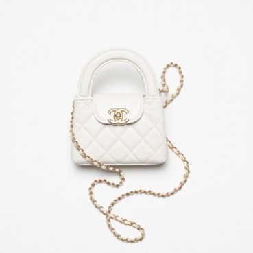 샤넬 여성 화이트 23k 미니백 - Chanel Womens White Mini Bag 