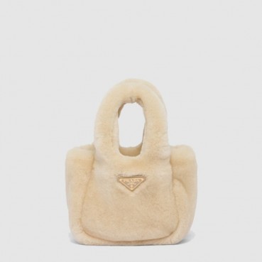 프라다 여성 시어링 미니 핸드백 1BA349 - Prada Womens Shearling Mini Handbag 