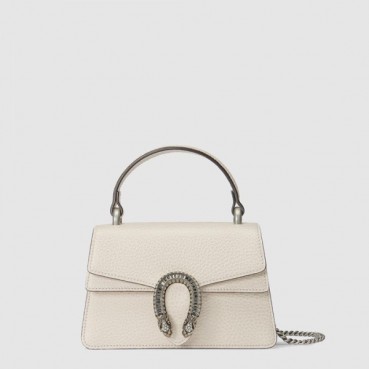 구찌 여성 디오니서스 미니 탑 핸들백 - Gucci Womens White Dionysus Mini Top Handle Bag 