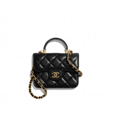 샤넬 여성 블랙 미니백 - Chanel Womens Black Mini Bag 