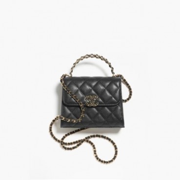 샤넬 여성 블랙 미니백 - Chanel Womens Black Mini Bag 