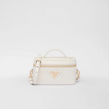 프라다 여성 화이트 미니백 - Prada Womens White Mini Bag 