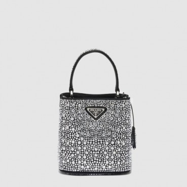 프라다 여성 파니에 새틴 백 - Prada Womens  Pannier Satin Bag 