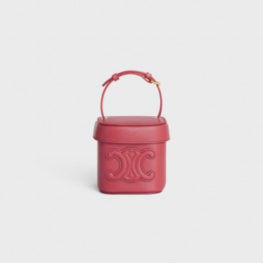 셀린느 여성 트럼펫 핑크 미니백 - Womens Pink Box Bag 