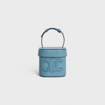 셀린느 여성 Box 트리엄펫 블루 미니백 - Celine Womens Blue Mini Bag 