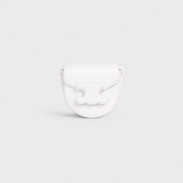 셀린느 여성 Cuir Besace 화이트 미니백 - Womens White Mini Bag 