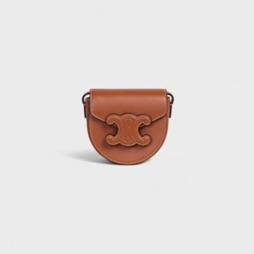 셀린느 여성 Cuir Besace 카멜 미니백 - Celine Womens Camel Mini Bag 