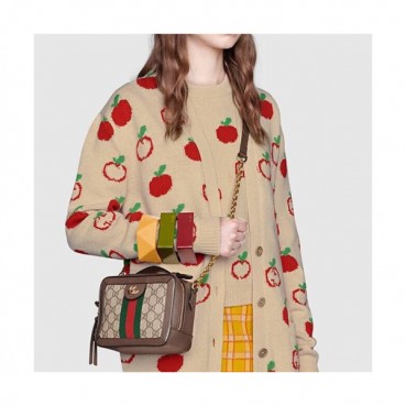 Gucci 2020 Ophidia Mini Shoulder Bag,18.5CM - 구찌 2020 오피디아 미니 숄더백 602576, GUB0916, 18.5cm,브라운