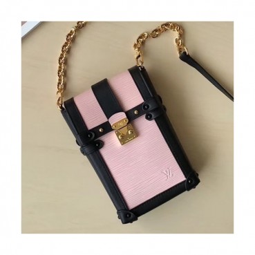Louis Vuitton 2019 Chian Shouder Cross Bag / Phone Bag,13cm - 루이비통 2019 체인 숄더 크로스백/폰백 ,M63913,LOUB1527,13cm,핑크