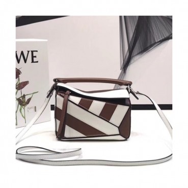 Loewe 2019 Puzzle Mini Shoulder Bag, 18CM - 로에베 2019 퍼즐 미니 숄더백 ,LOEB0130, 18CM, 화이트