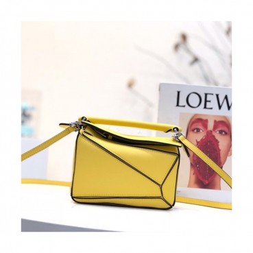 Loewe 2019 Puzzle Mini Shoulder Bag, 18CM - 로에베 2019 퍼즐 미니 숄더백 ,LOEB0125, 18CM, 옐로우