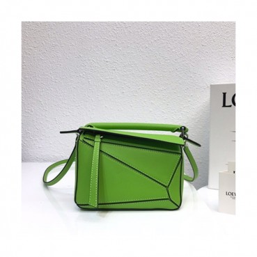 Loewe 2019 Puzzle Mini Shoulder Bag, 18CM - 로에베 2019 퍼즐 미니 숄더백 ,LOEB0120, 18CM, 라이트그린