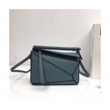 Loewe 2019 Puzzle Mini Shoulder Bag, 18CM - 로에베 2019 퍼즐 미니 숄더백 ,LOEB0118, 18CM, 블루