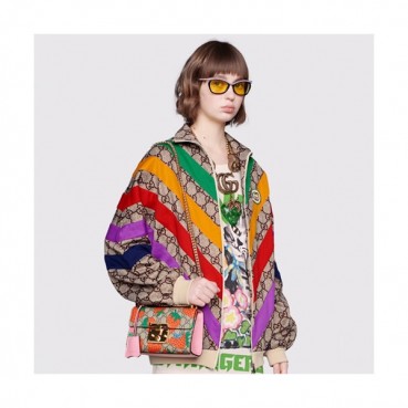 Gucci Strawberry  Pad Lock Mini Chain Shoulder Bag,20CM - 구찌 스트로베리 패드락 미니 체인 숄더백 ,409487,GUB0567 ,20CM,브라운