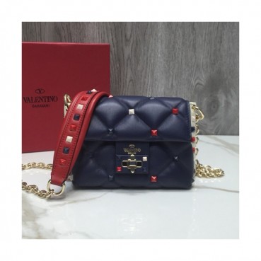 [❤ 귀여움 뿜뿜 ❤]Valentino 2019 Leather Garavani CandyStud Mini Chain Shoudler Bag,17CM - 발렌티노 2019 레더 가라바니 캔디스터드 미니 체인 숄더백,0073