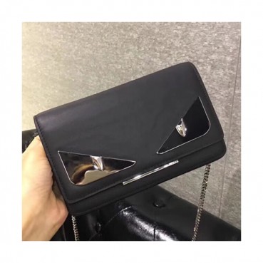 Fendi Mini Chain Shoulder Bag ,19CM - 펜디 백벅스 미니 체인 숄더백  FENB0014,19CM,블랙