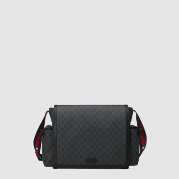 구찌 남성 슈프림 베이지 다이퍼 백 - Gucci Mens Supreme Beige Diaper Bag 