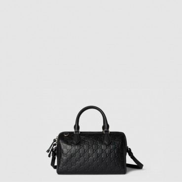 구찌 여성 GG 엠블럼 미디엄 보스턴백 - Gucci Womens GG Emblem Medium Boston Bag 