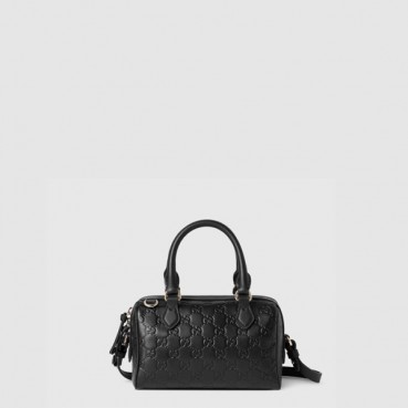 구찌 여성 GG 엠블럼 스몰 보스턴백 - Gucci Womens GG Emblem Small Boston Bag 