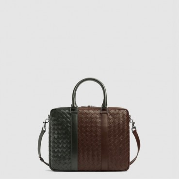 보테가 베네타 남성 인트레치아토 라지 브리프케이스 - Bottega veneta Mens Intrecciato Large Briefcase 