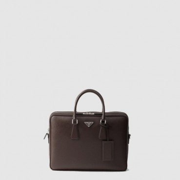 프라다 남성 사피아노 가죽 브리프케이스 2VE022 - Prada Mens Saffiano Leather Briefcase 