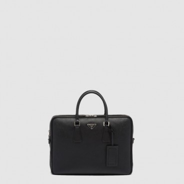 프라다 남성 사피아노 가죽 브리프케이스 2VE022 - Prada Mens Saffiano Leather Briefcase 
