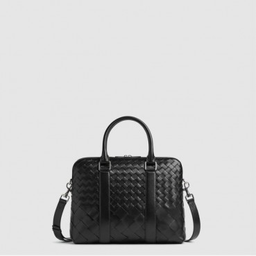 보테가베네타 남성 슬림 인트레치아토 브리프케이스 - Bottega Veneta Mens Slim Intrecciato Briefcase 