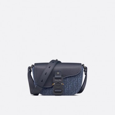 디올 남성 새들 미니 플랩 메신저백 - Dior Mens Saddle Mini Flap Messenger Bag 