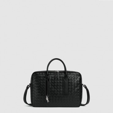 보테가베네타 남성 겟어웨이 서류가방 - Bottega Veneta Mens Black Briefcase 
