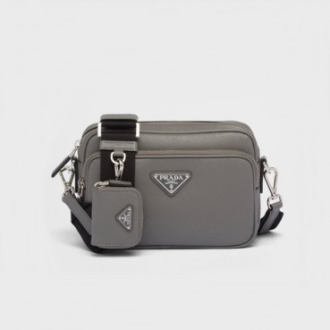 프라다 남성 그레이 메신저 백 2VH170 - Prada Mens Gray Cross Bag 