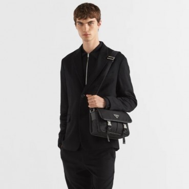 프라다 남성 블랙 메신저 백 - Prada Mens Black Cross Bag 