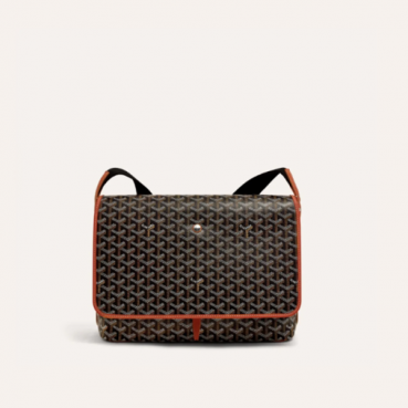 고야드 남성 블랙 탄 카페티엔 메신저 백 - Goyard Mens Capetien Bag 